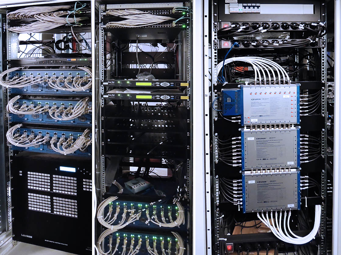 Broadcast racks